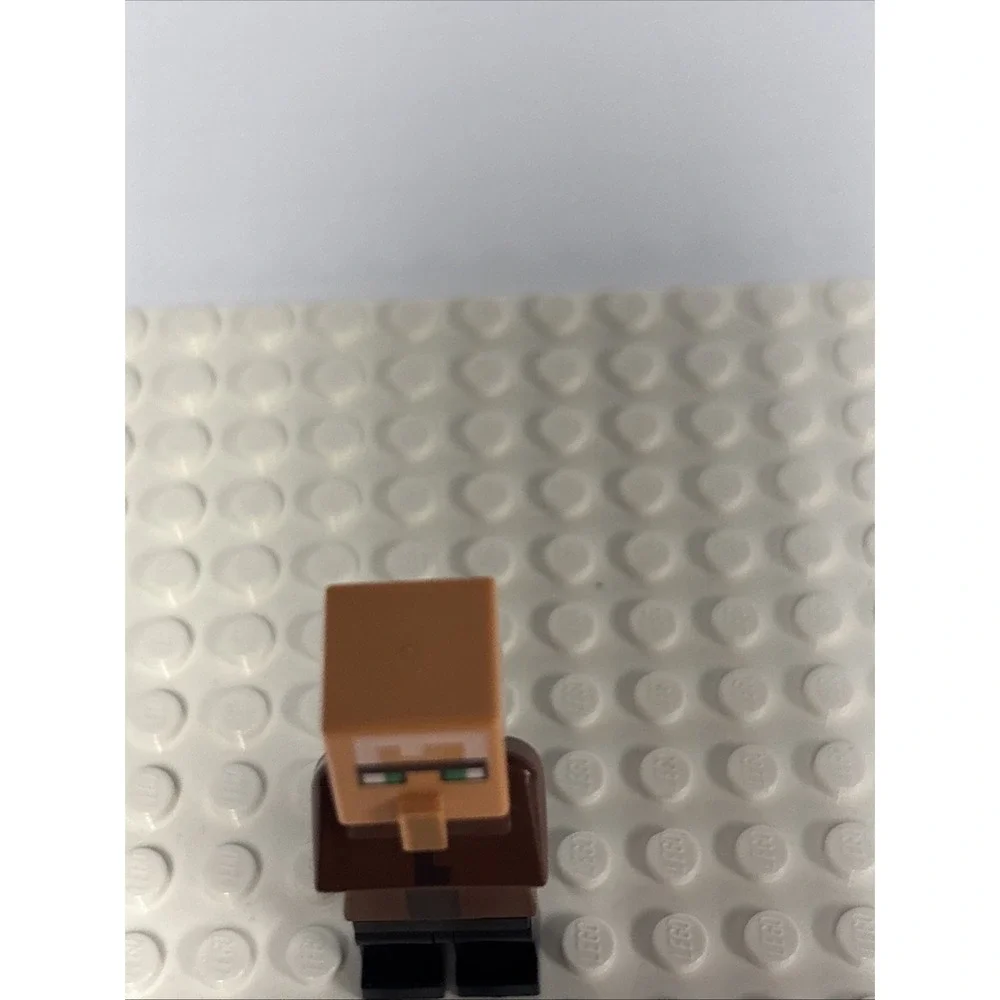 Lego Minecraft Villager Reddish Brown Minifigure 21138 21128